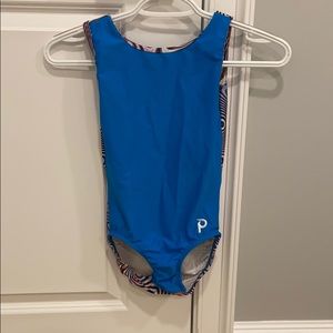 Plum practice wear gymnastics leotard (adult xs)